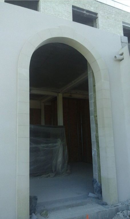 Voute en pierre massive